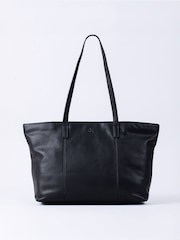 Lakeland Leather Black Torver Tote Bag - Image 1 of 5