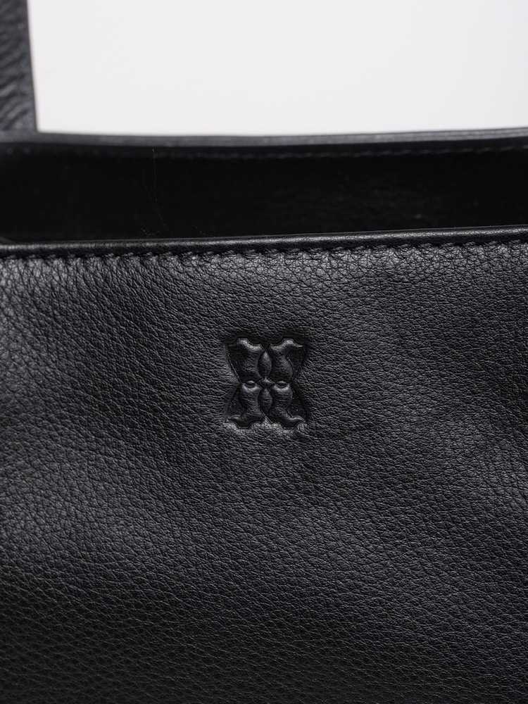 Lakeland Leather Black Torver Tote Bag - Image 5 of 5