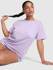 Victoria's Secret Pink Lilac Purple Crush Longline Pyjama Top - Image 1 of 2
