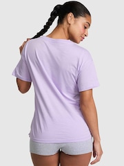 Victoria's Secret Pink Lilac Purple Crush Longline Pyjama Top - Image 2 of 2