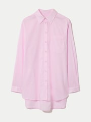 Jigsaw Pink Cotton Voile Relaxed Shirt - Image 5 of 5