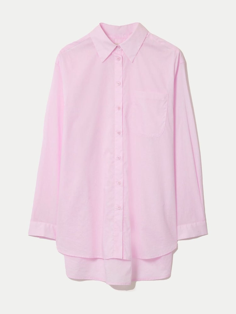 Jigsaw Pink Cotton Voile Relaxed Shirt - Image 5 of 5 Jigsaw Pink Cotton Voile Relaxed Shirt - Image 5 of 5