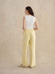 Hobbs Yellow Petite Adalee Trousers - Image 2 of 4