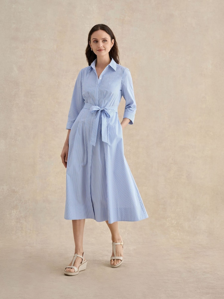 Hobbs Blue Jane Dress - Image 1 of 4 Hobbs Blue Jane Dress - Image 1 of 4