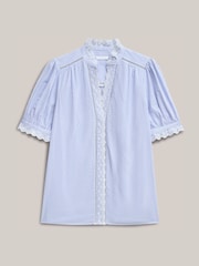 Hobbs Blue Naima Blouse - Image 4 of 4