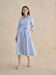 Hobbs Blue Petite Jane Dress - Image 1 of 4