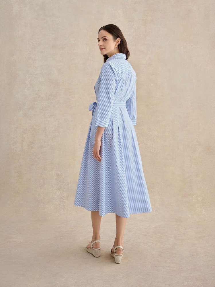 Hobbs Blue Petite Jane Dress - Image 2 of 4