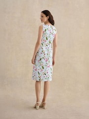 Hobbs Blue Petite Freda Dress - Image 2 of 4
