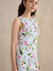 Hobbs Blue Petite Freda Dress - Image 3 of 4