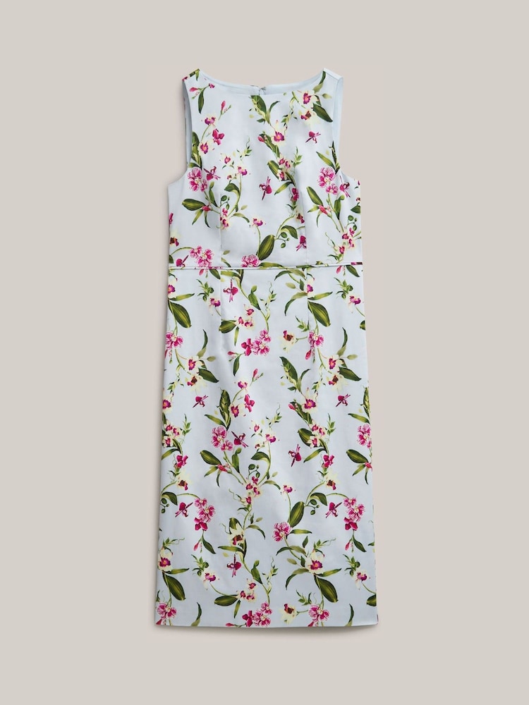 Hobbs Blue Petite Freda Dress - Image 4 of 4