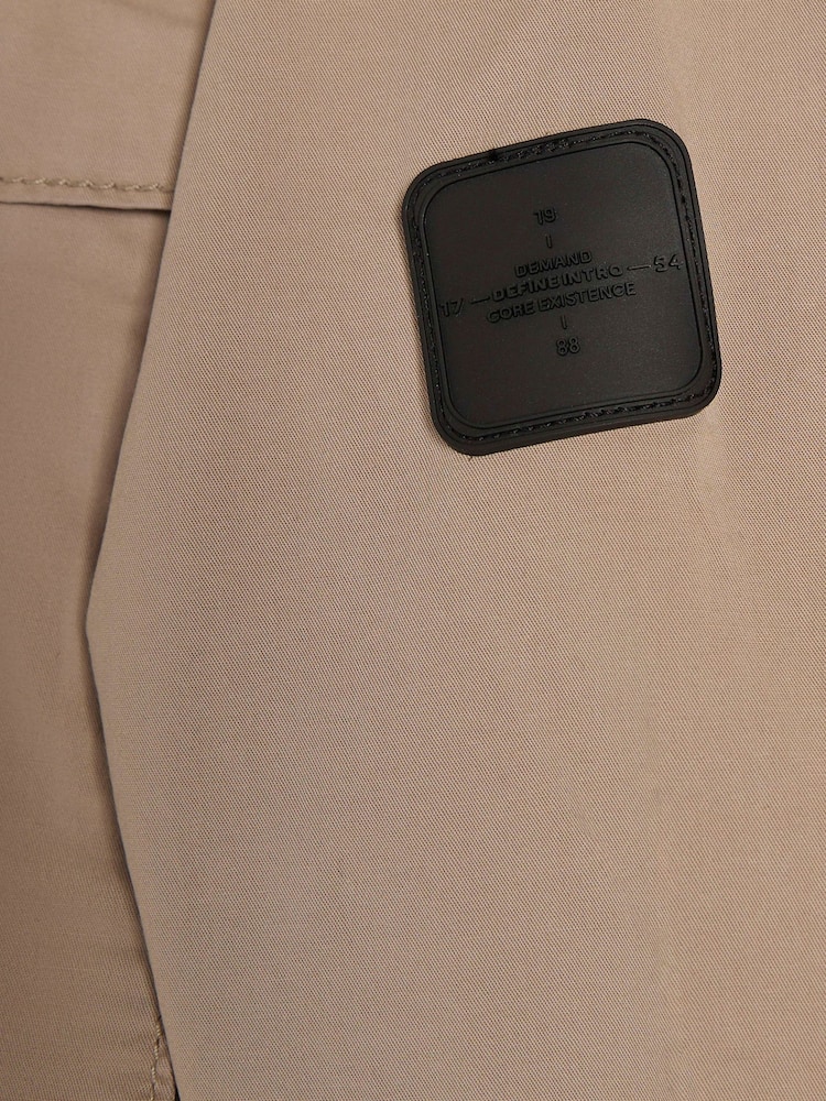 River Island Natural Paper Touch Overshirt - Image 4 of 4