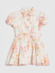 River Island Cream Floral Print Prom Dress - Image 1 of 4