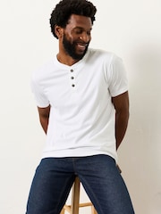 FatFace 2 Pack Short Sleeve Henley - Slika 2 od 8