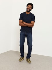 FatFace 2 Pack Short Sleeve Henley - Slika 4 od 8