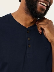 FatFace 2 Pack Short Sleeve Henley - Slika 6 od 8