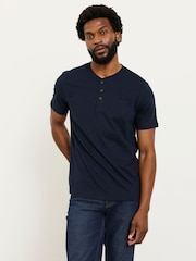 FatFace 2 Pack Short Sleeve Henley - Slika 7 od 8