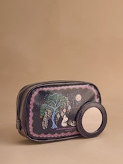 Cath Kidston Navy Moomin Washbag With Mirror - Image 1 of 3