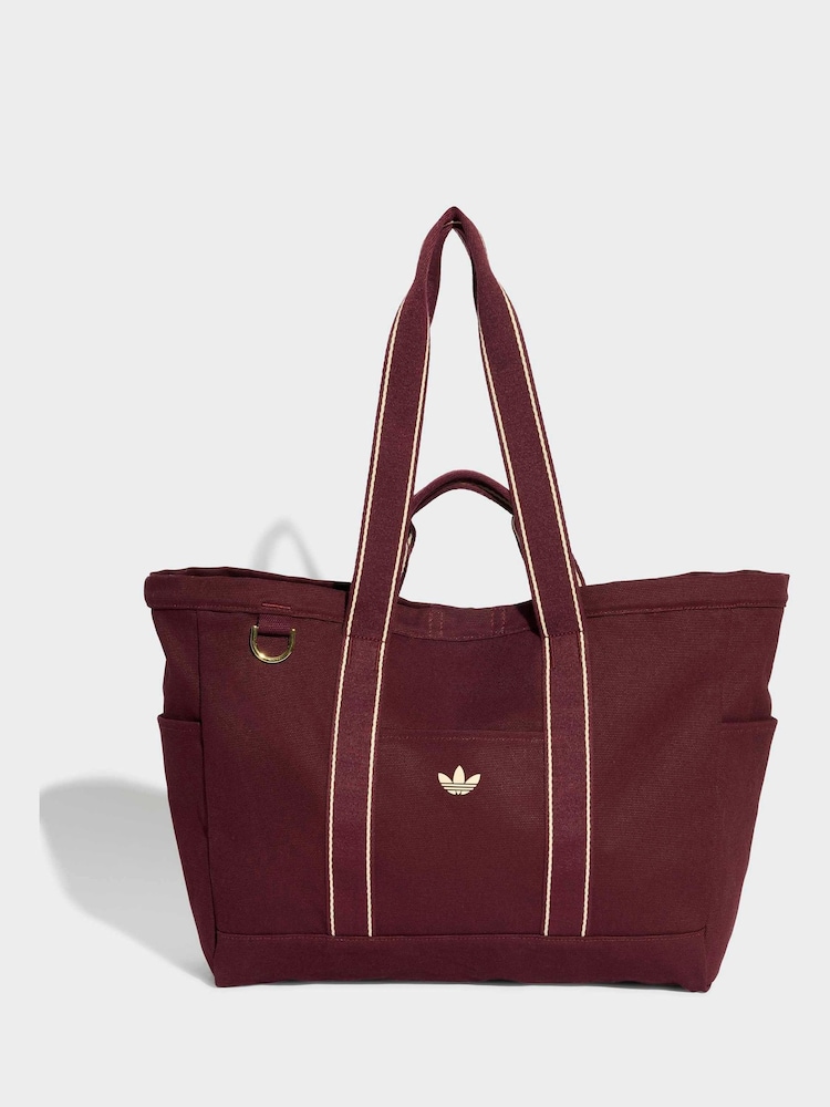 adidas Originals Maroon Red Sport Canvas Tote Bag - Image 1 of 6