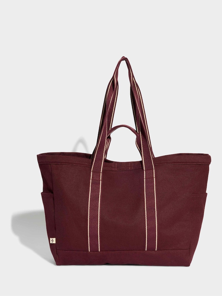 adidas Originals Maroon Red Sport Canvas Tote Bag - Image 2 of 6