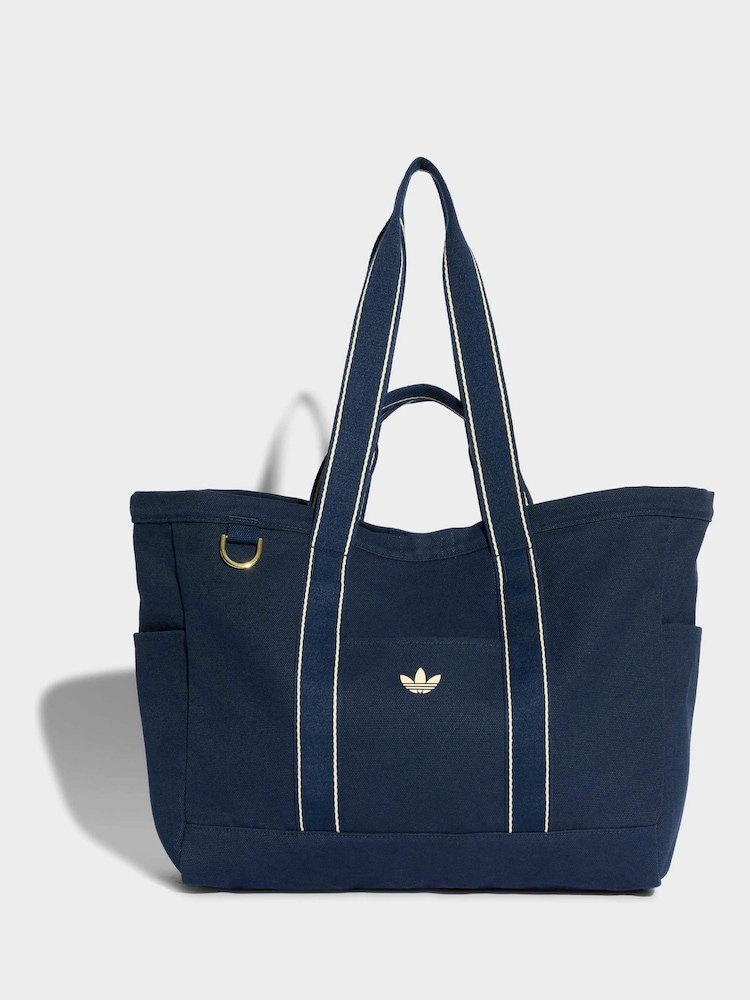 adidas Originals Blue Sport Canvas Tote Bag - Image 1 of 6