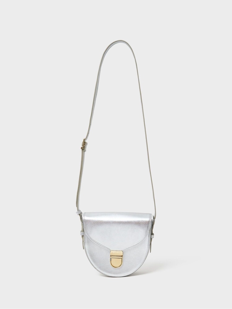 Crew Clothing Mini Leather Satchel Bag - Image 1 of 3