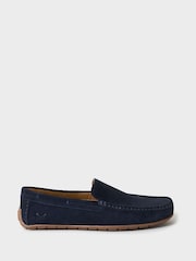 Crew Clothing Blue Suede Drivers Shoes - Image 2 of 4
