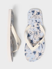 Crew Clothing Light Blue Flip Flops - Image 3 of 3