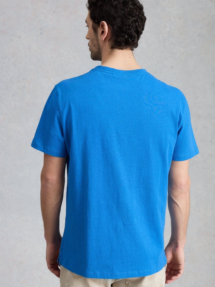 White Stuff Blue Abersoch Short Sleeve T-Shirt - Image 2 of 6