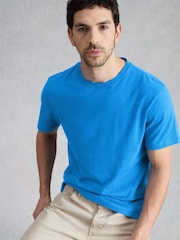 White Stuff Blue Abersoch Short Sleeve T-Shirt - Image 3 of 6