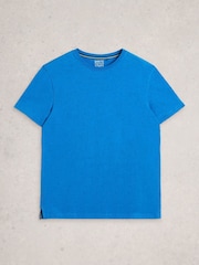 White Stuff Blue Abersoch Short Sleeve T-Shirt - Image 5 of 6