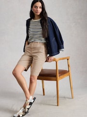 White Stuff Natural Heidi Chino Shorts - Image 3 of 4