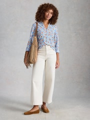 Azul - Camisa de punto Annie de White Stuff - Imagen 2 de 6