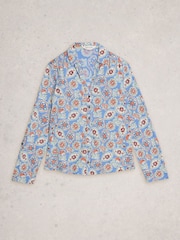 Azul - Camisa de punto Annie de White Stuff - Imagen 5 de 6