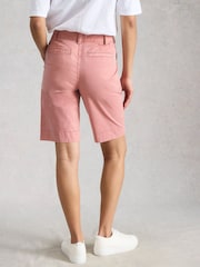 White Stuff Pink Heidi Chino Shorts - Image 2 of 4