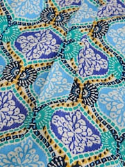 White Stuff Blue Bianca Linen Tunic - Image 6 of 6