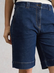 White Stuff Blue Heidi Denim Shorts - Image 4 of 6
