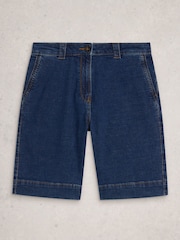 White Stuff Blue Heidi Denim Shorts - Image 5 of 6