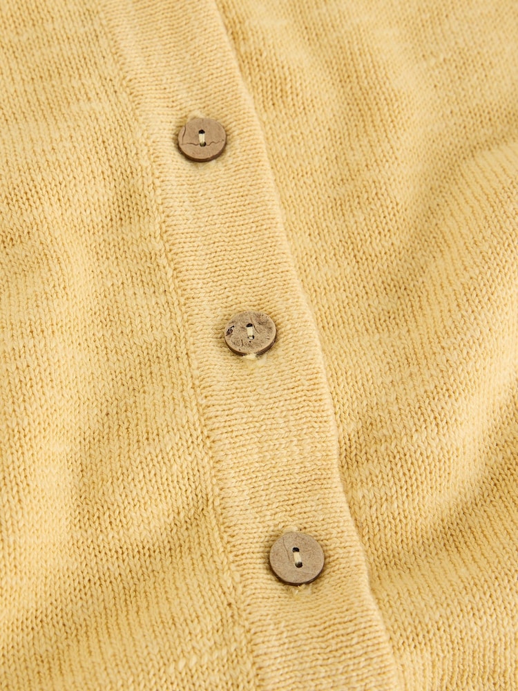 White Stuff Yellow Betsy Cardigan - Image 6 of 6 White Stuff Yellow Betsy Cardigan - Image 6 of 6