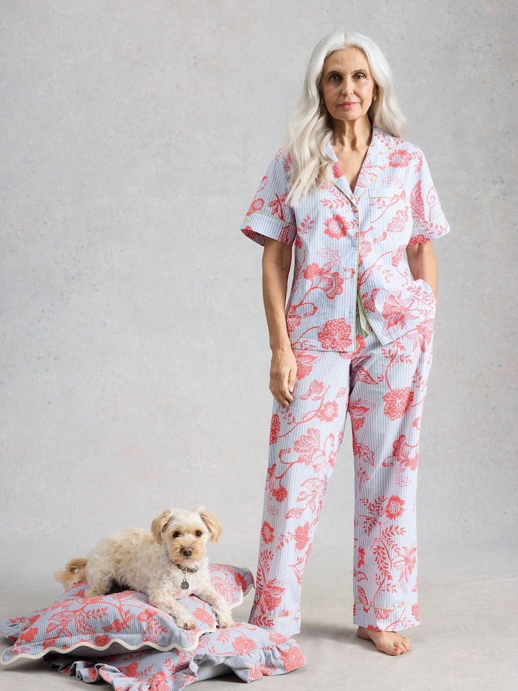 White Stuff Nina Lightweight Pyjamas Shirt - صورة 1 من 6 White Stuff Nina Lightweight Pyjamas Shirt - صورة 1 من 6