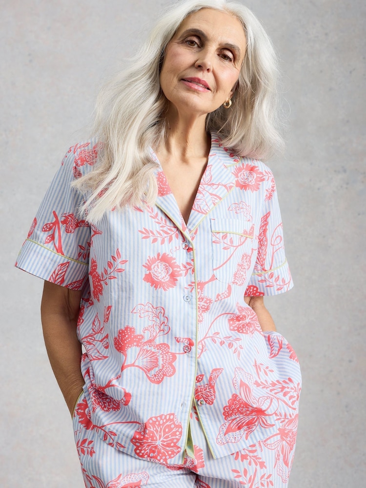 White Stuff Nina Lightweight Pyjamas Shirt - صورة 2 من 6 White Stuff Nina Lightweight Pyjamas Shirt - صورة 2 من 6