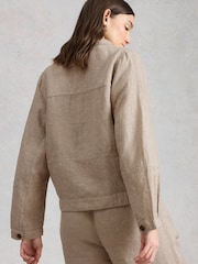White Stuff Natural Camille Linen Jacket - Image 2 of 6