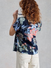 Синий - Рубашка на пуговицах White Stuff Orla - Изображение 3 6