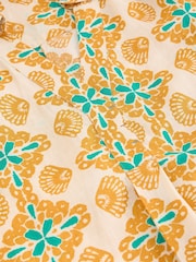 White Stuff Yellow Bianca Sleeveless Linen Tunic - Image 5 of 6