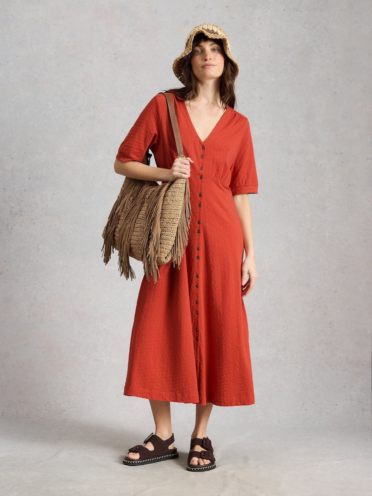 White Stuff Megan knappjerseykjole - Bilde 2 av 6