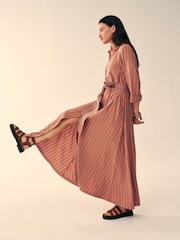 فستان بتصميم قميص Soma من White Stuff - Image 1 of 7