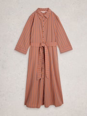 فستان بتصميم قميص Soma من White Stuff - Image 6 of 7