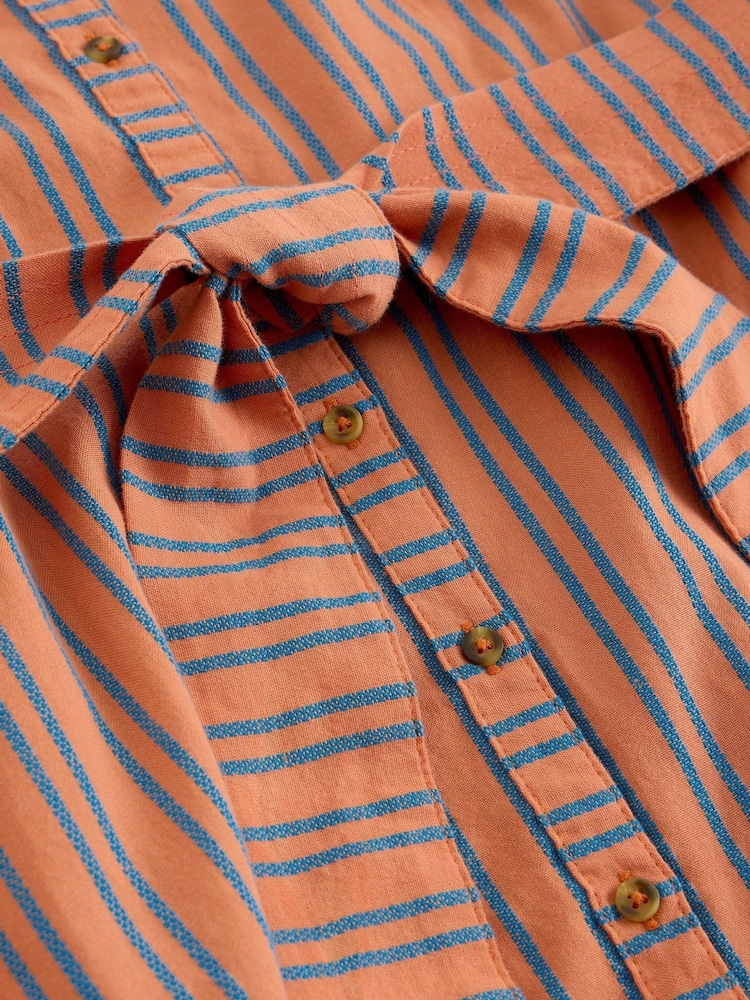 فستان بتصميم قميص Soma من White Stuff - Image 7 of 7