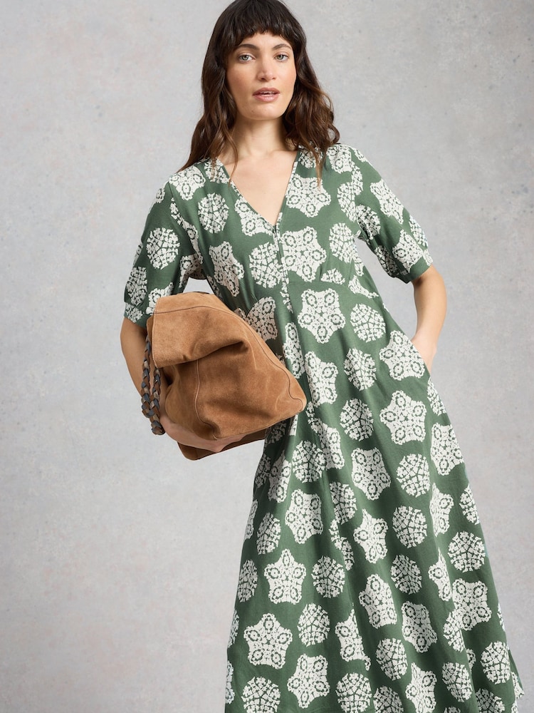 floral print jersey dress Yasna SL Jersey Dress - Orchid Floral Print Sleeveless Midi Dress
