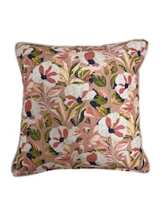 Laura Ashley Dusky Pink Somerby Indoor and Outdoor Scatter Cushion - Image 3 of 5