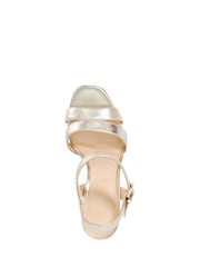 Dune London Metallic Leather Manifesting Smart Sandals - Image 4 of 5